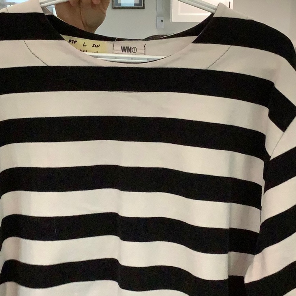 Striped Cozy Top No Size PTP 26